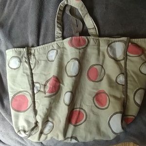 Old Navy polka dot tote